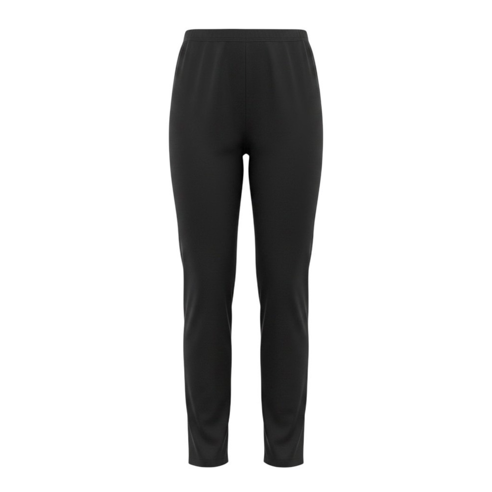 Chicos Travelers Black Velvet Wide Leg Lounge Pants Size 3 (16/18) - Picture 1 of 4